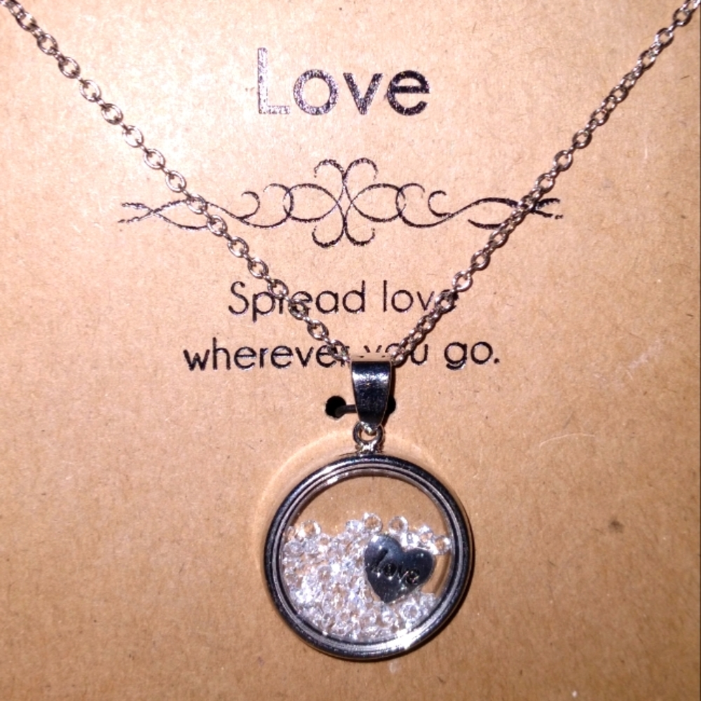 🎉Love Silver Plated Necklace